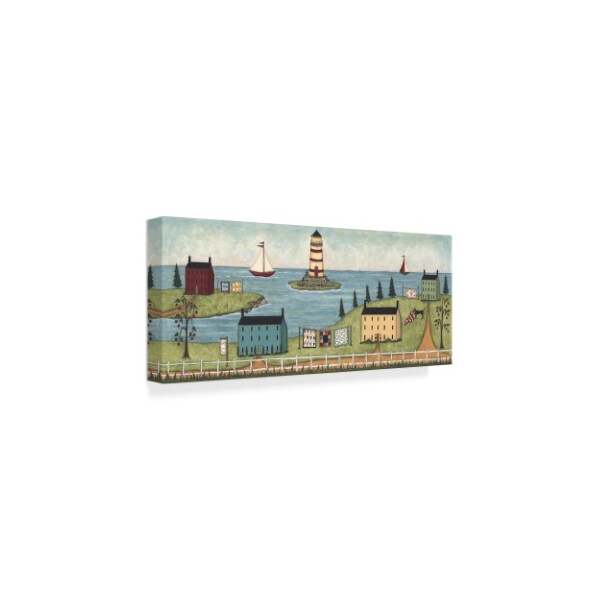 Robin Betterley 'Lighthouse Island' Canvas Art,20x47